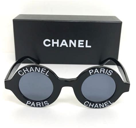 chanel paris logo frame sunglasses replica|chanel sunglasses real.